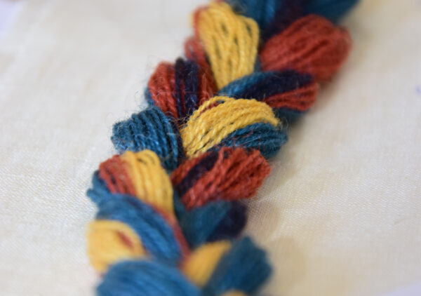 tresse de laine Tapisserie de Bayeux Fil de Mathilde