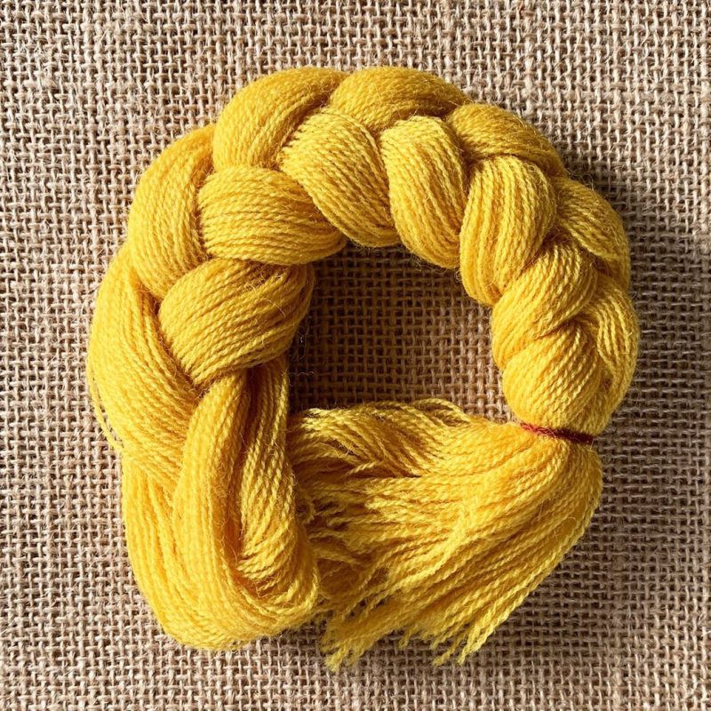 Laine à broder Jaune Bouton d'Or Le Fil de Mathilde