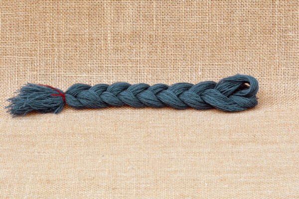Tresse Laine Bleu Bayeux Fil de Mathilde