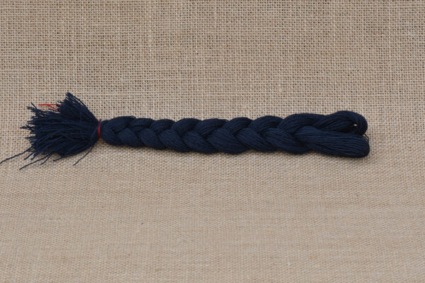 Tresse Laine Bleu marine Bayeux Fil de Mathilde