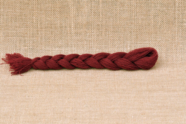 Tresse Laine Bordeaux Fil de Mathilde