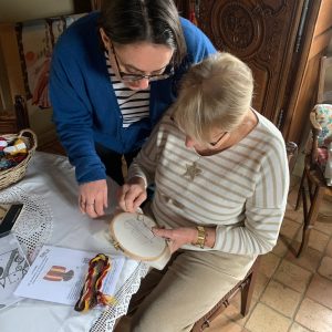 Stage de Broderie Normandie Point de Bayeux