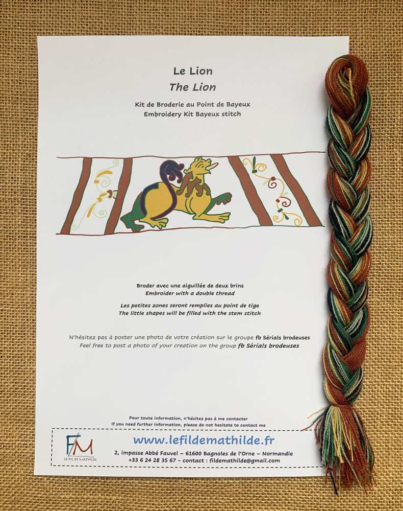 Kit Le lion Tapisserie de Bayeux