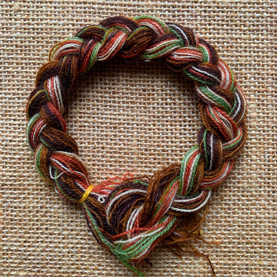 Tresse Laine Rouge Gorge