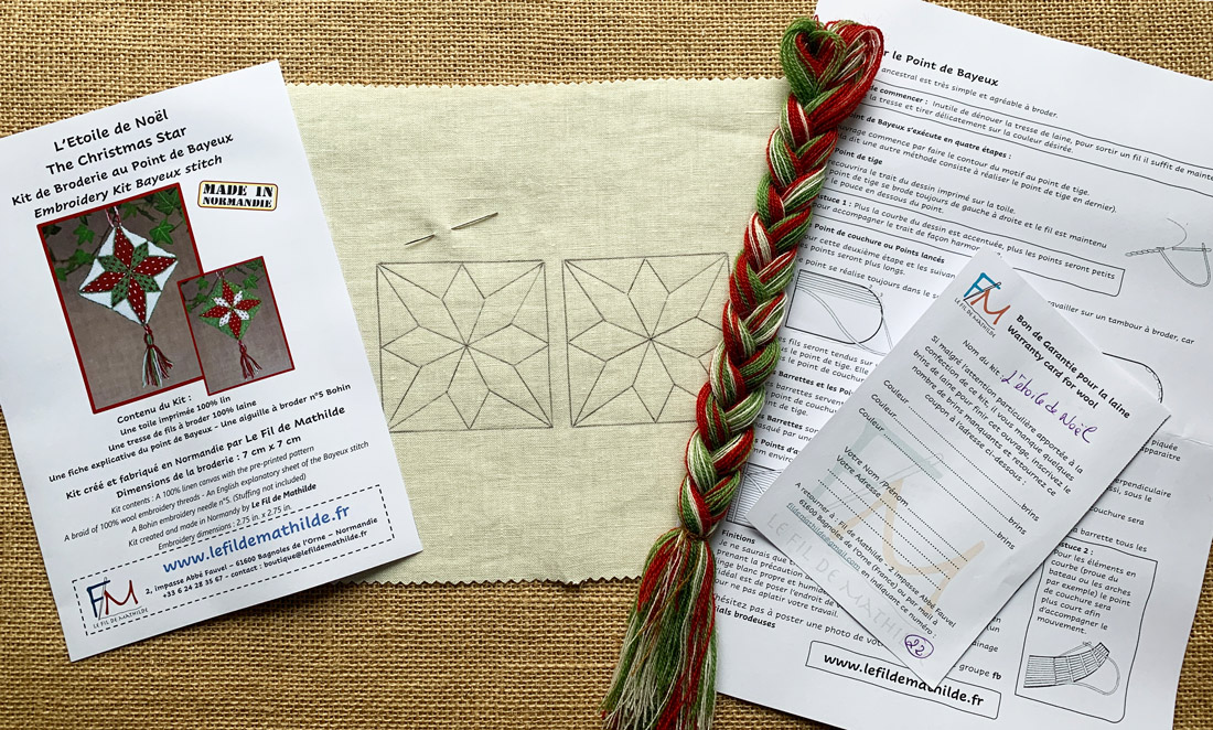 Contenu Kit Etoile de Noel