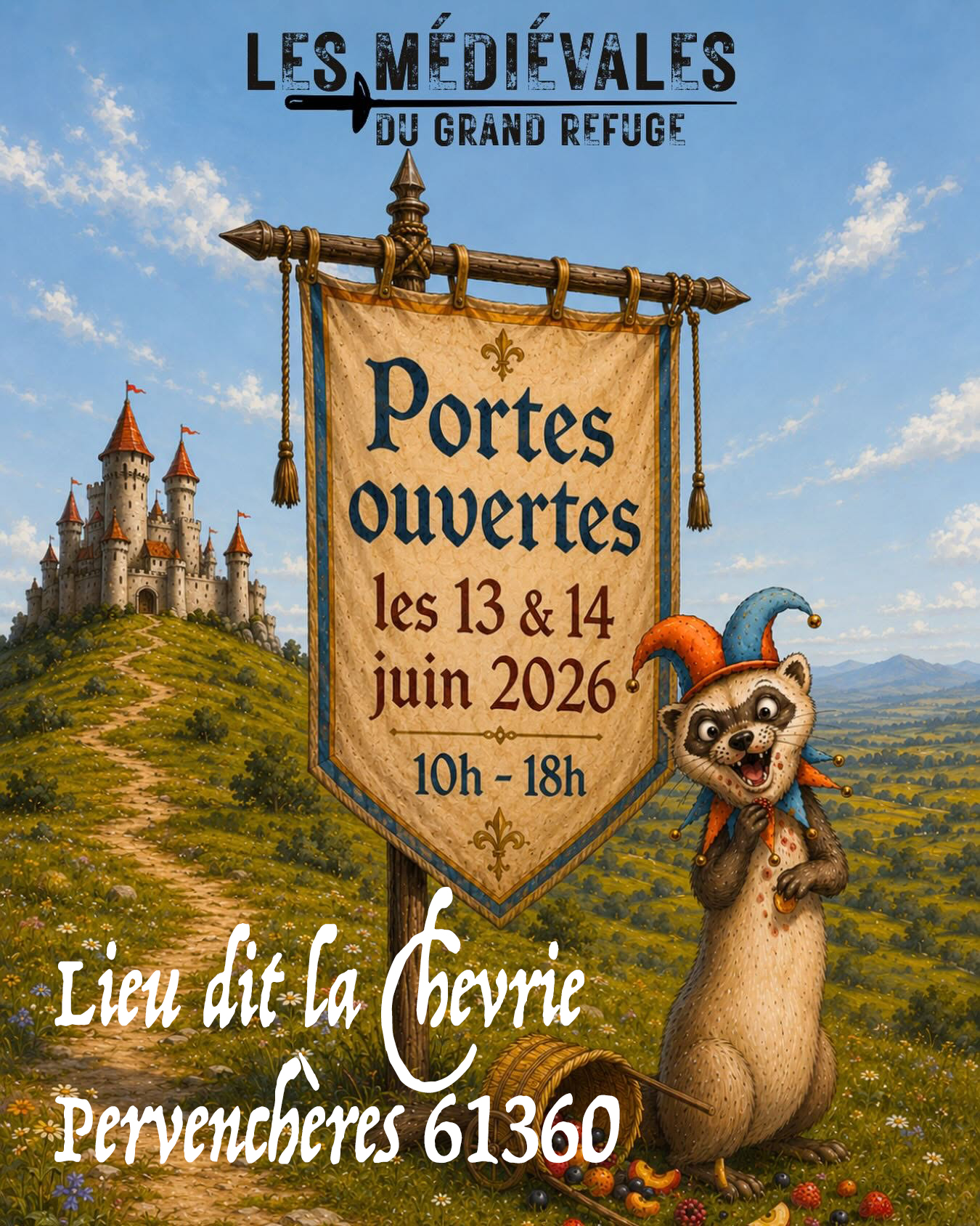 Affiche Portes ouvertes SPA Portes ouvertes SPA Pervenchères