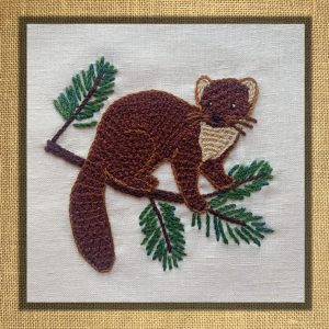 Kit de Broderie Martre des Pins Point de Bayeux