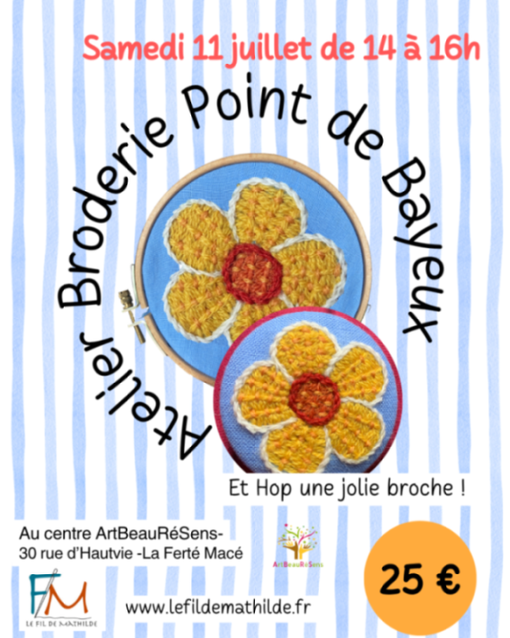 Affiche Atelier 11 juillet Point de Bayeux